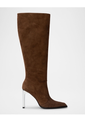 Grand Suede Knee Boots