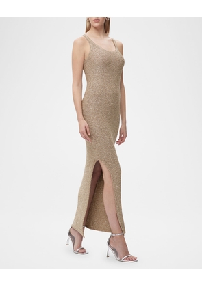 Madeline Sequin Knit Sleeveless Gown