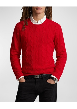 Men's The Iconic Cable-Knit Cashmere Sweater