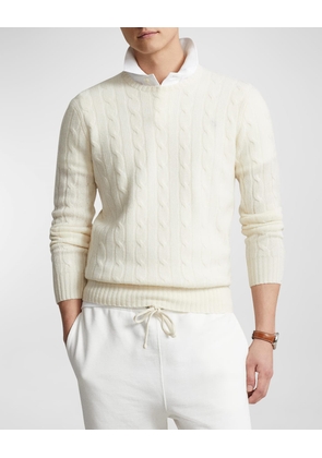 Men's The Iconic Cable-Knit Cashmere Sweater