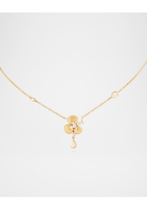 Ischia 18K Yellow Gold Pendant Necklace with Diamonds