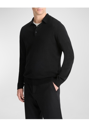 Men's Merino Long-Sleeve Polo Shirt