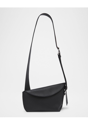 Sling Grainy Calf Leather Crossbody Bag