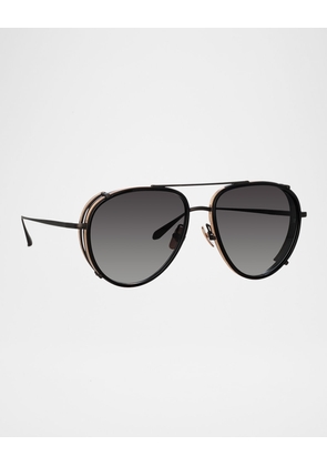 Dimitri Titanium Aviator Sunglasses