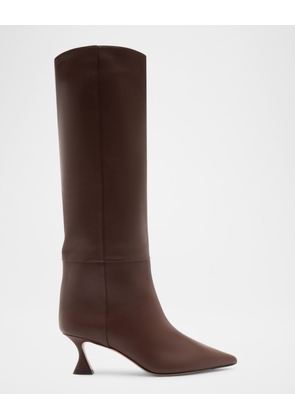 Brena Leather Knee Boots