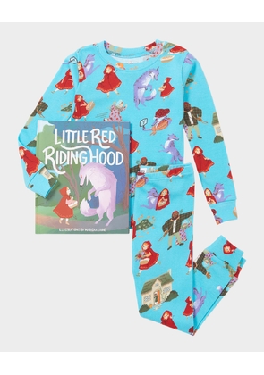 Kid's Little Red Riding Hood Book & Pajama Gift Set, Size 2-10