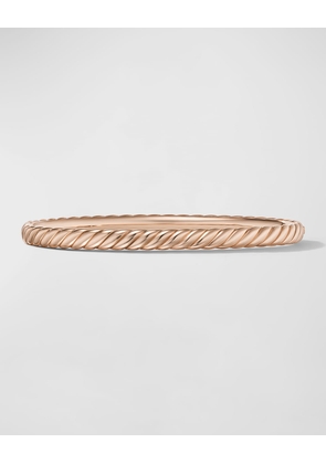 Sculpted Cable Bracelet in 18K Rose Gold, 4.5mm