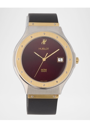 Hublot Stainless Steel and 18K Yellow Gold Classic Gents MDM Geneve Vintage 1990s Watch