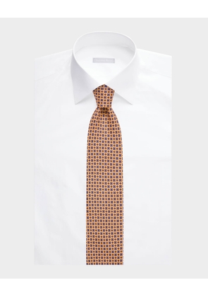 Men's Medallion Silk Tie