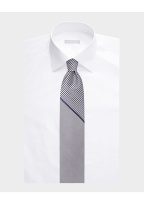 Men's Multi-Check Silk Tie