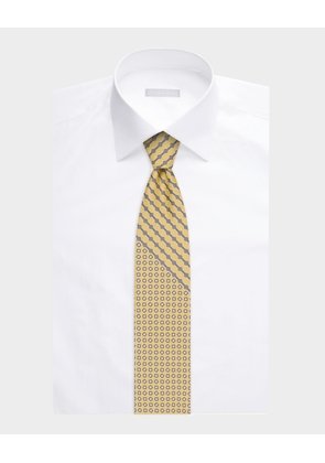 Men's Multi-Geometric Silk Tie