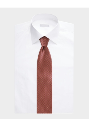 Men's Micro-Medallion Silk Tie