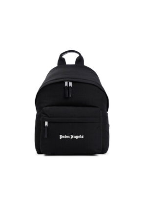 Palm Angels Logo Embroidered Zipped Backpack