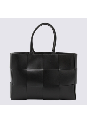 Bottega Veneta Black Leather Arco Tote Bag