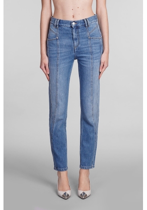 Isabel Marant Nikira Jeans In Blue Cotton