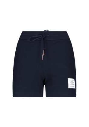 Thom Browne Logo Sporty Shorts