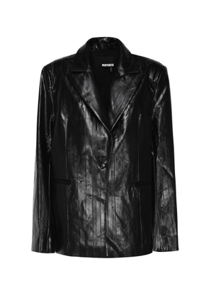 Rotate by Birger Christensen Coated Oversized Blazer