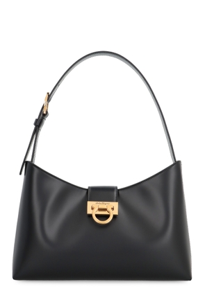 Ferragamo Trifolio Leather Shoulder Bag