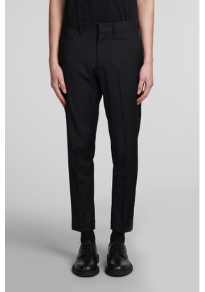 Low Brand Cooper T1.7 Tropical Pants In Black Wool