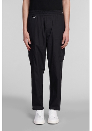 Low Brand Combo Pants In Black Cotton