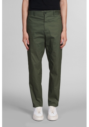 PT Torino Pants In Green Cotton