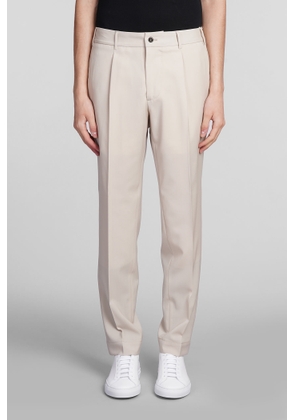 Santaniello Pants In Beige Wool