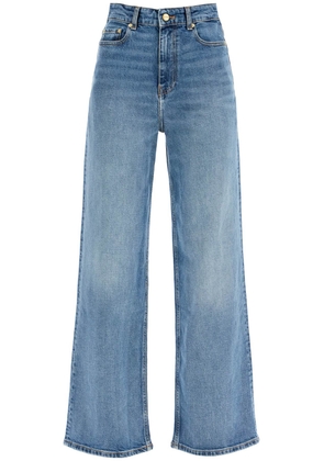 Ganni Andi Jeans In Blue Cotton