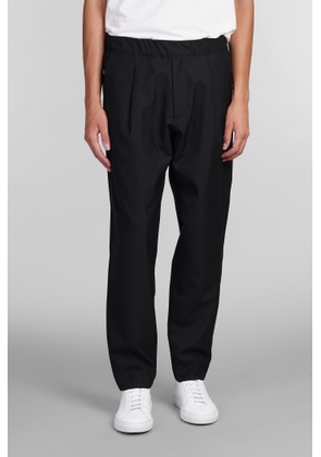 Low Brand New Tokyo Pants In Black Wool