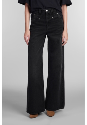 Isabel Marant Lemony Jeans In Black Cotton