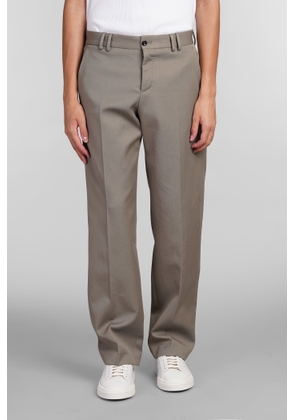 PT Torino Pants In Taupe Cotton