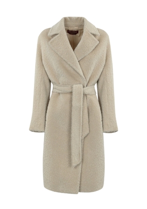 Max Mara Studio Galante Coat In Alpaca And Wool