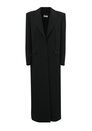 Patrizia Pepe Long Pinstripe Coat