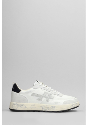 Premiata Nous Sneakers In White Leather