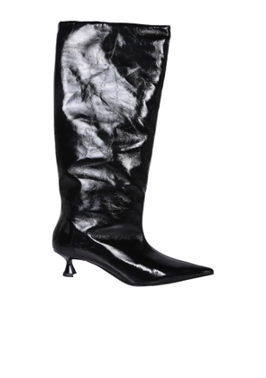 Ganni Soft Slouchy Black Boots