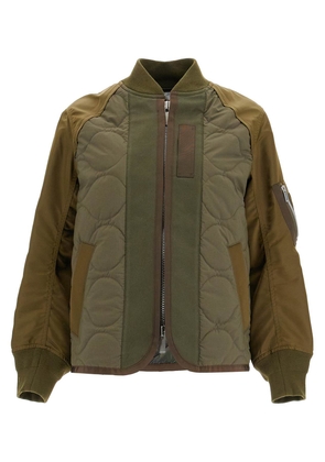 Sacai Hybrid Nylon And Ripstop Jacket