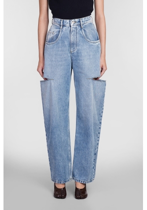 Maison Margiela Jeans In Blue Denim