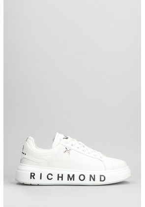 John Richmond Sneakers In White Leather