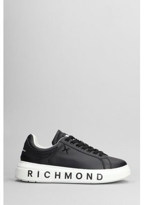 John Richmond Sneakers In Black Leather