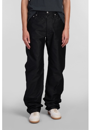 Maison Margiela Pants In Black Cotton