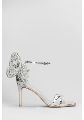 Sophia Webster Chiara Sandals In Silver Leather