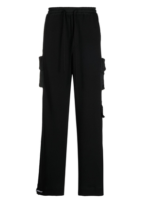 STYLAND x notRainProof wide-leg cargo track pants - Black