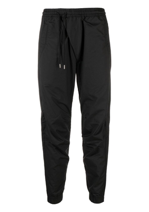 Maharishi off-centre drawstring track pants - Black