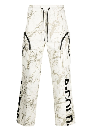 A-COLD-WALL* Overset Tech marbled trousers - White