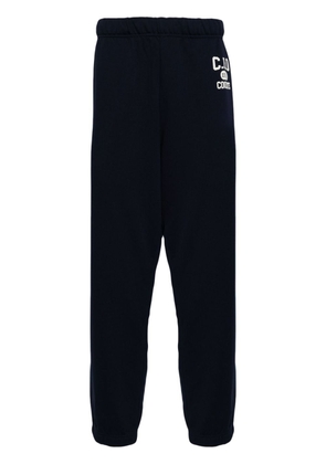 CHOCOOLATE logo-print cotton track pants - Blue