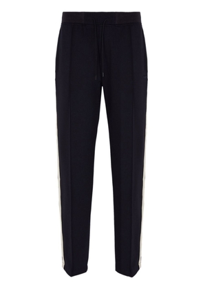 Emporio Armani striped-detailing track pants - Black