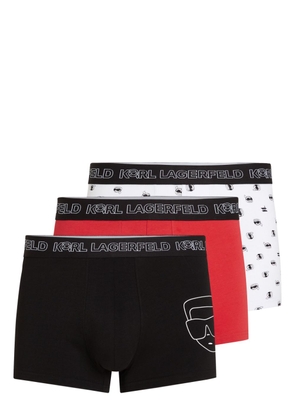 Karl Lagerfeld Ikonik boxers (pack of three) - Red