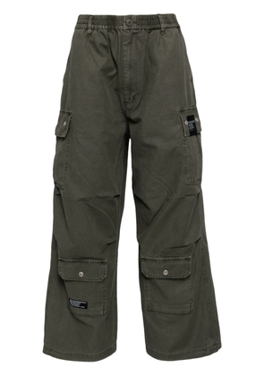 izzue wide-leg cargo pants - Green