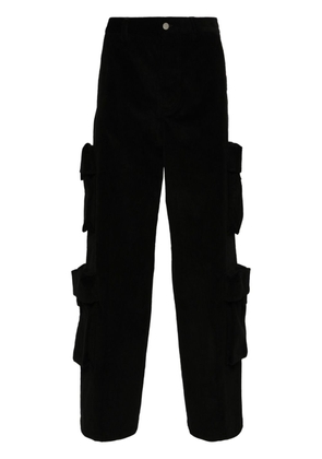 AMIRI mid-rise corduroy cargo trousers - Black