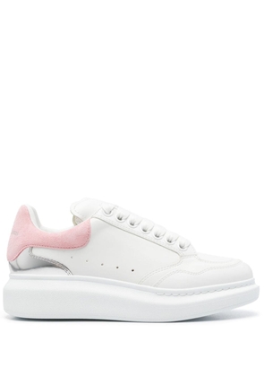 Alexander McQueen Oversized leather sneakers - White