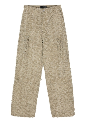 Who Decides War Husk wide-leg trousers - Neutrals